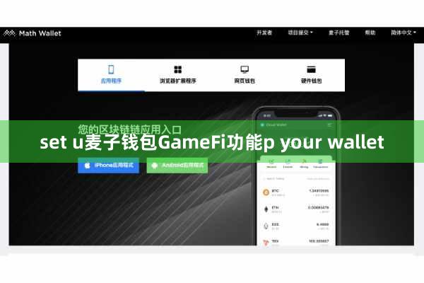 set u麦子钱包GameFi功能p your wallet