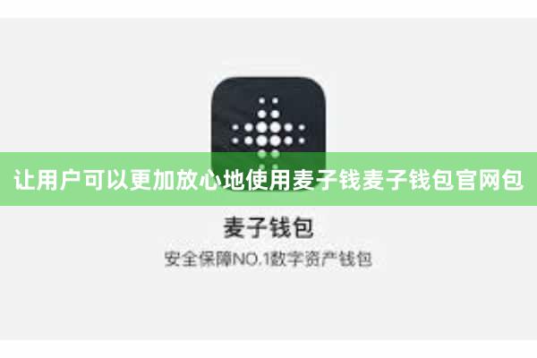 让用户可以更加放心地使用麦子钱麦子钱包官网包