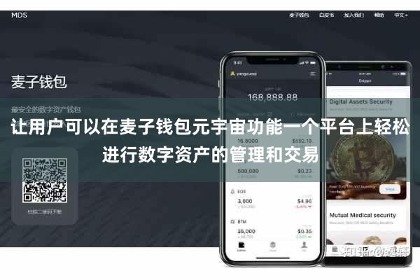让用户可以在麦子钱包元宇宙功能一个平台上轻松进行数字资产的管理和交易